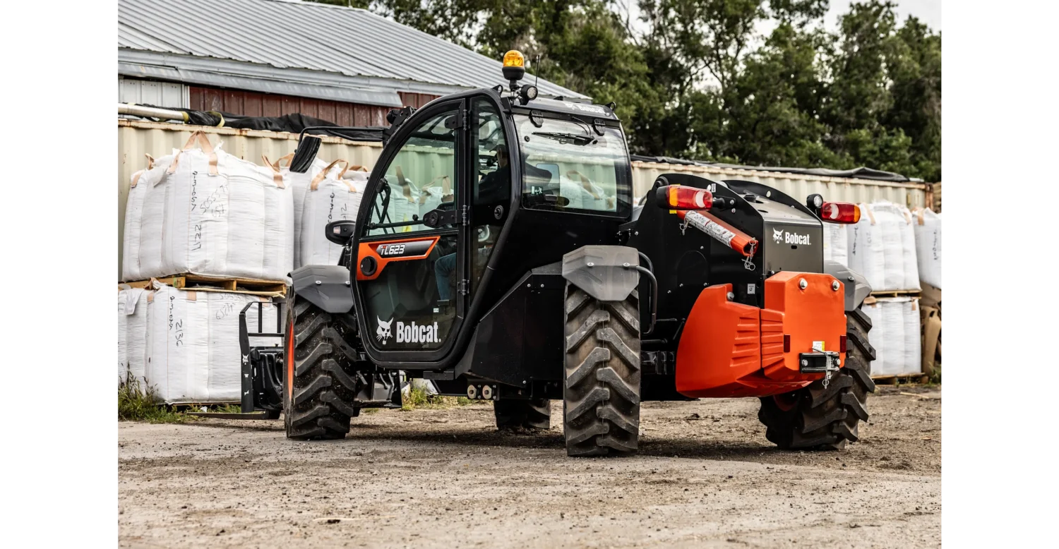 bobcat tl623 telehandler back